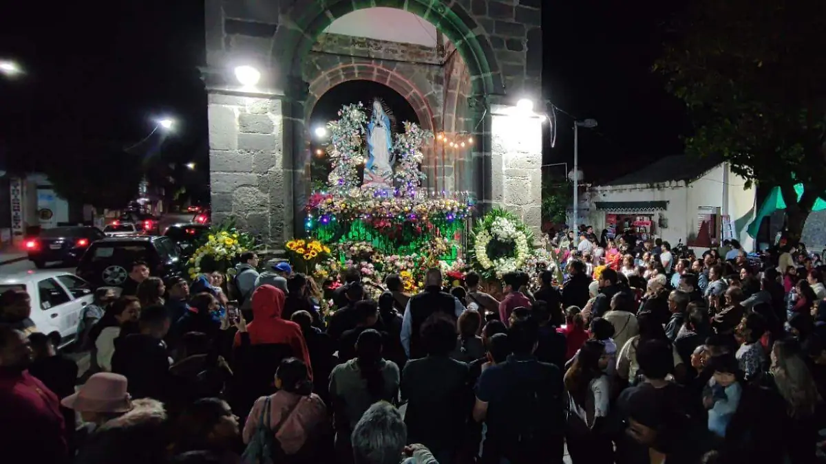 Mañanitas a la Virgen en El Calvario