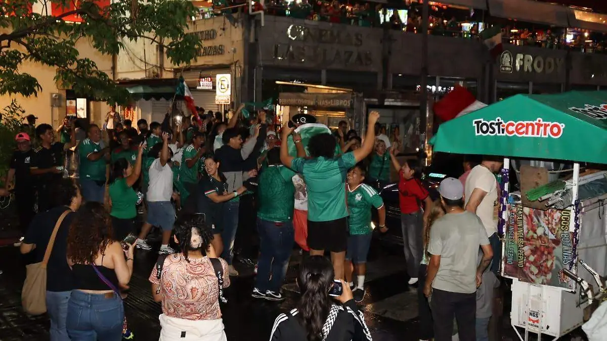 Mundial-Festejos-Cuernavaca-partido México-Corea