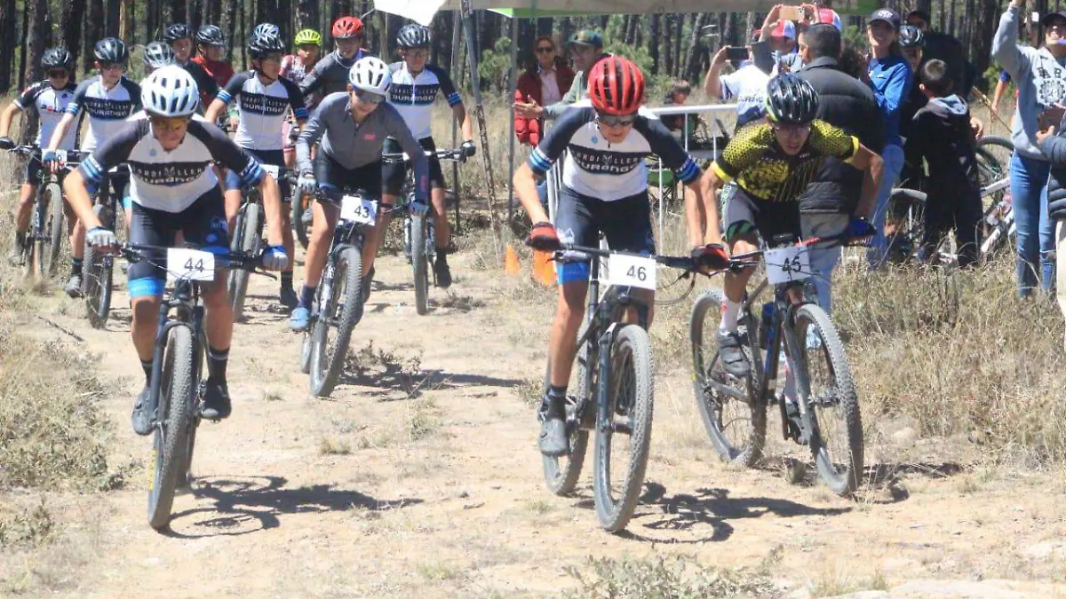 Desafiaron la bicicleta montaña en El Tecuán