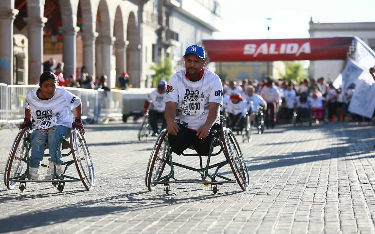 Carrera atlética en la ciudad de Durango