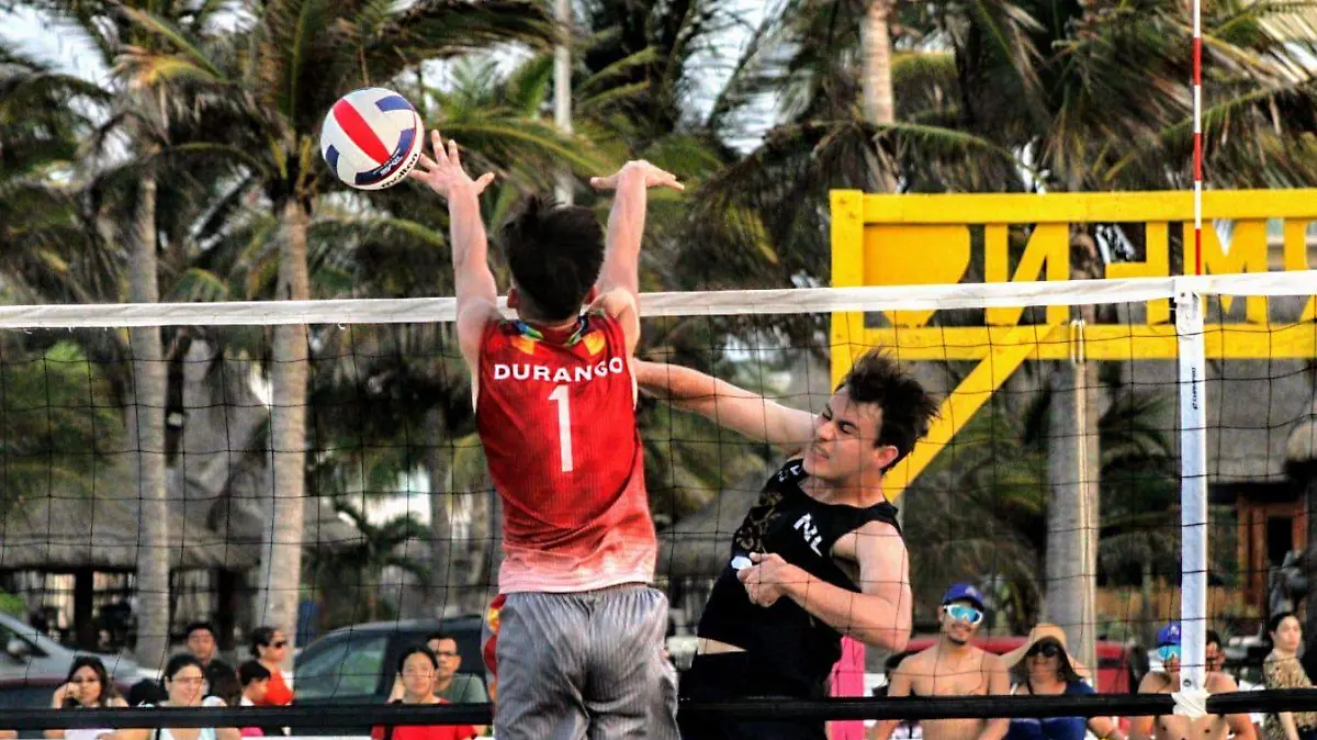 El primer triunfo para Durango el volibol de playa