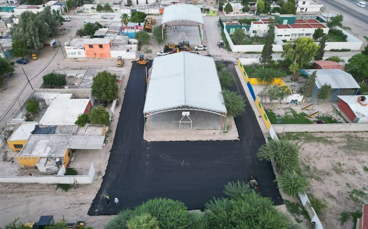 Histórico programa de pavimentación de Gómez Palacio llega a ejido El Vergel
