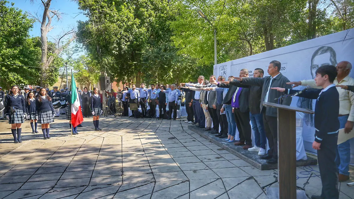 Conmemoran en Lerdo el natalicio de Benito Juárez