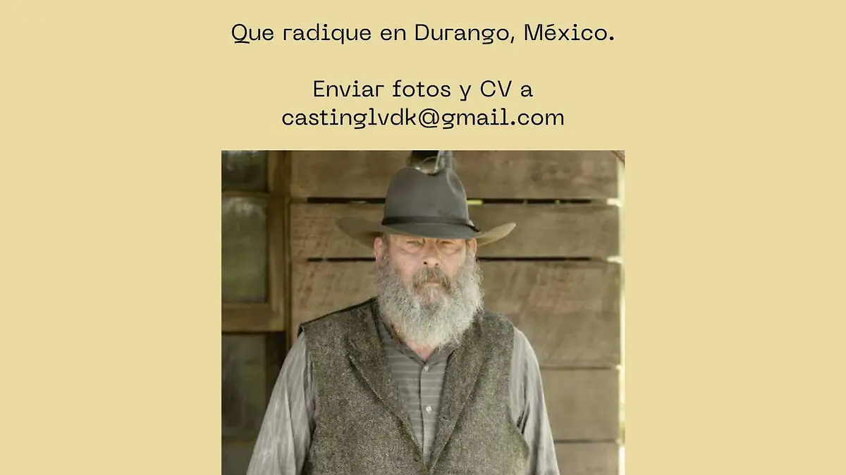 Casting: ¿Te pareces a John Wayne, Mario Almada o Matthew Posey?