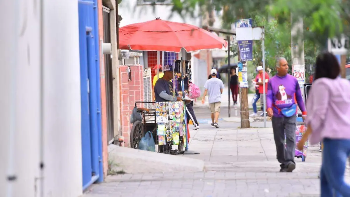 Vendedores ambulantes en la ciudad de Durango