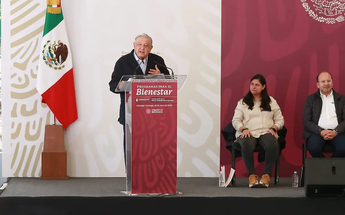 Visita AMLO a Durango