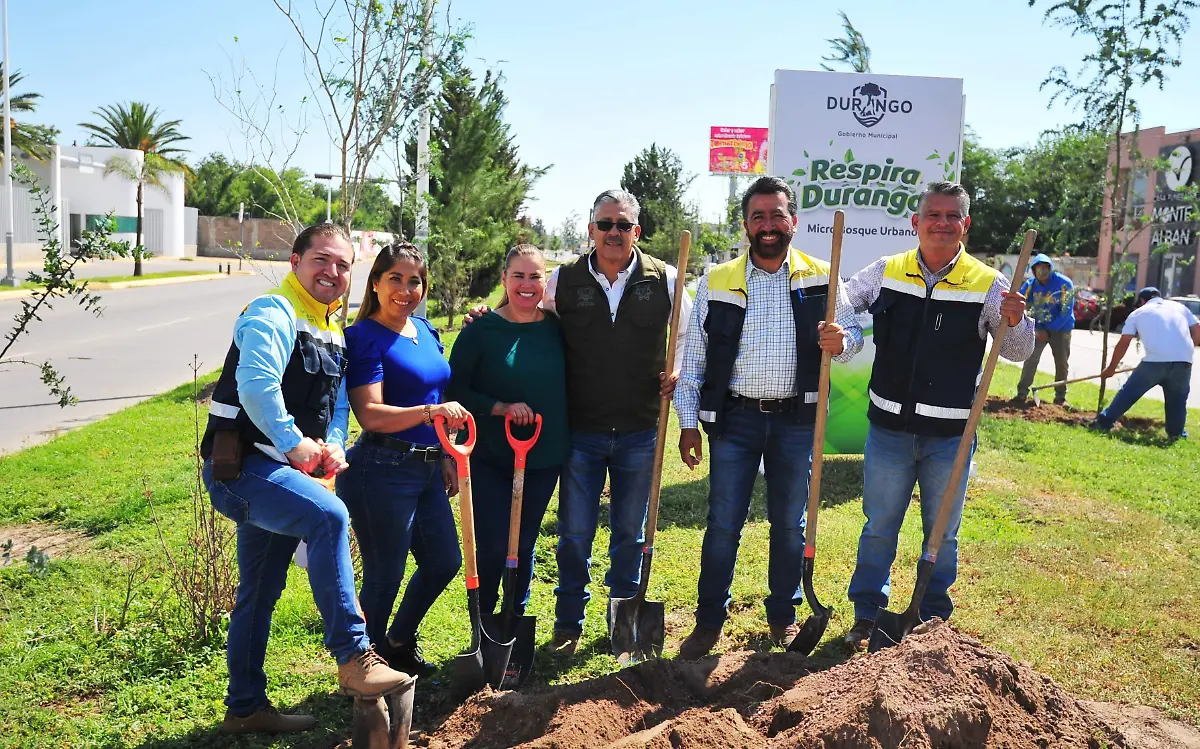 Respira Durango con más microbosques urbanos