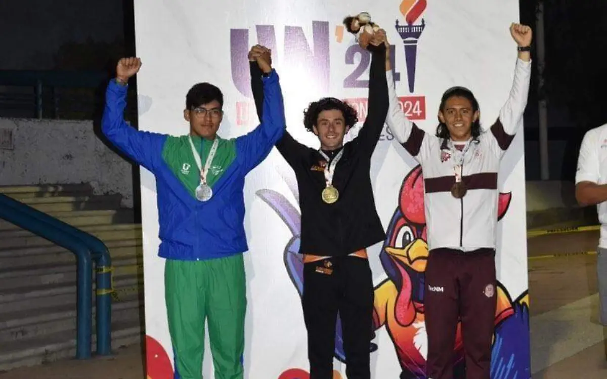 César Ortega es de bronce en la Universiada Nacional