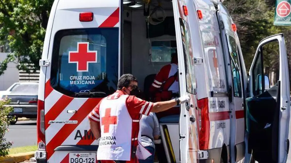 Ambulancia de la Cruz Roja en Durango