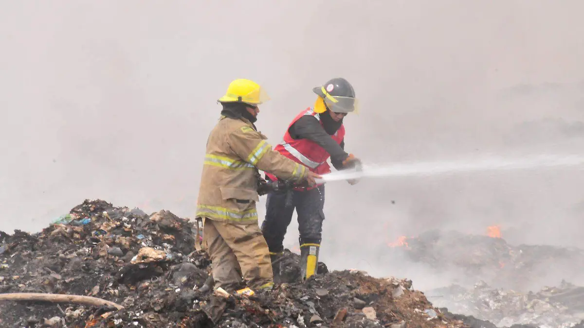 Sin daños que lamentar por incendio en el Relleno Sanitario