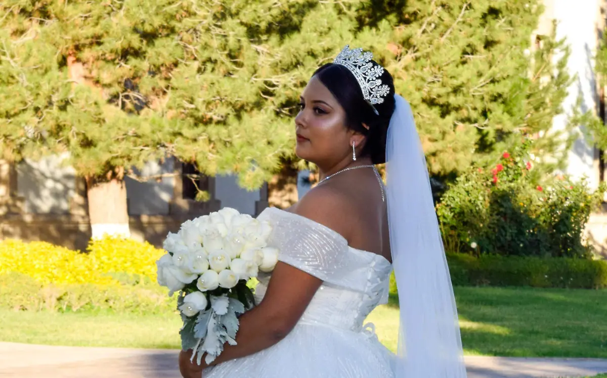 El día de su boda Sara Berenice y Gerardo