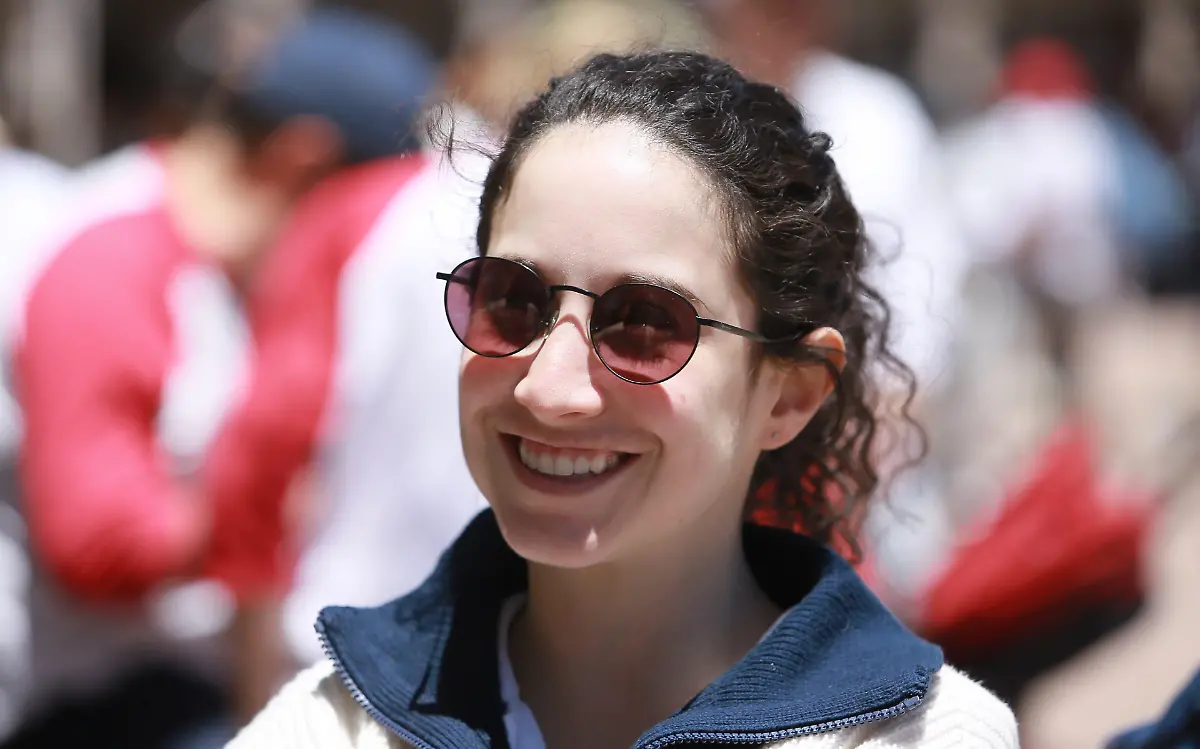 Sarah viajó de Nueva York a Durango para apreciar el eclipse