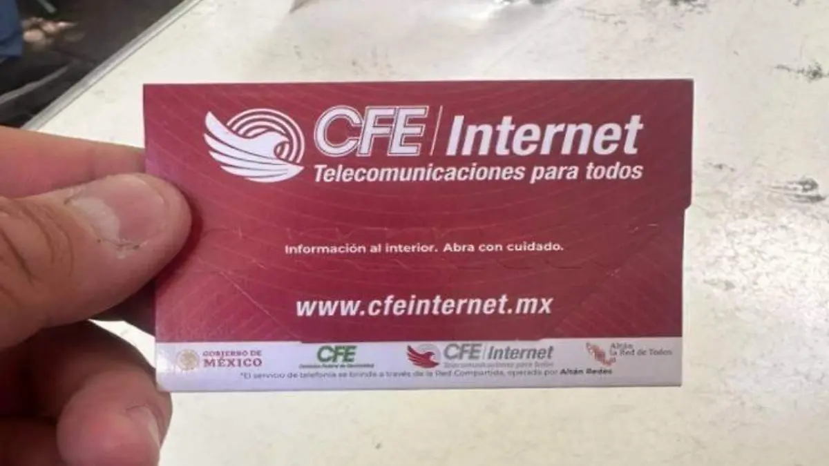 Comienza CFE con entrega de chips para navegar en internet gratuitamente