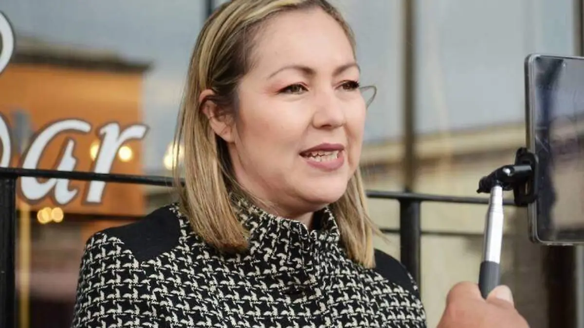 Joana Soto Quintero, como presidenta de la Canacintra en Durango