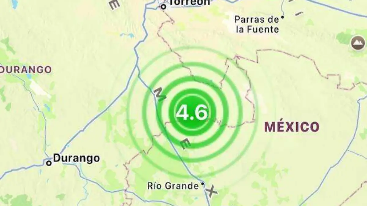 Inusual temblor sorprende a Durango