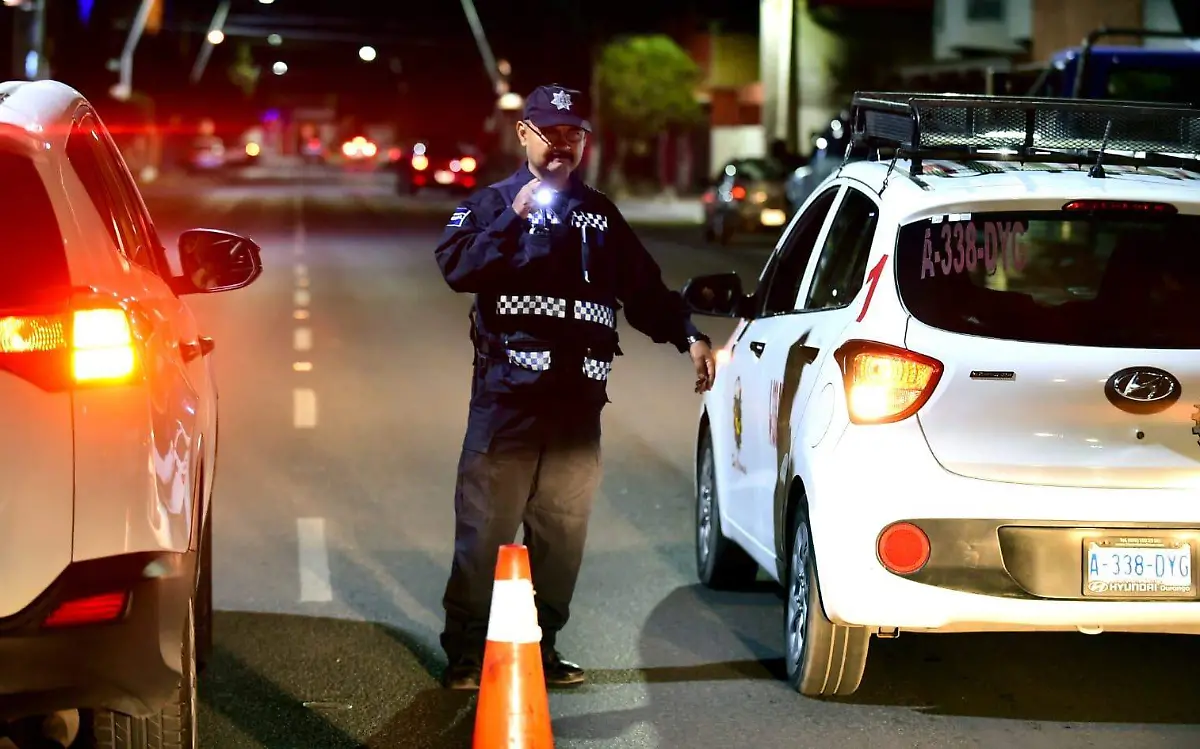 Retenes antialcohol en la ciudad de Durango