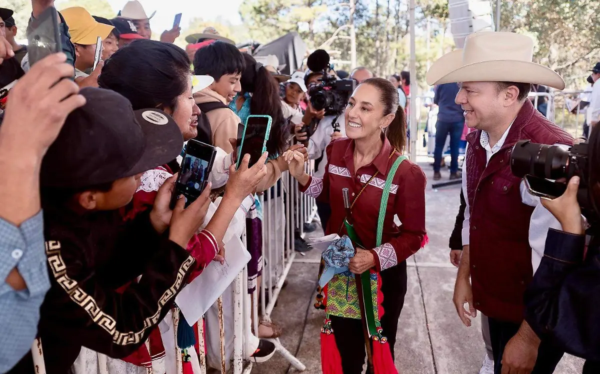 Claudia Sheinbaum visita Mezquital, Durango