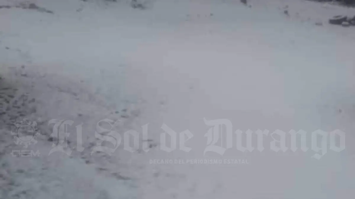 Así luce La Rosilla, “el congelador de México”, tras la nevada