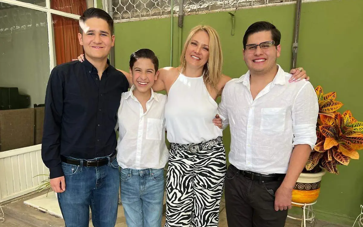 Visitaron Durango Claudia Orrante y sus hijos