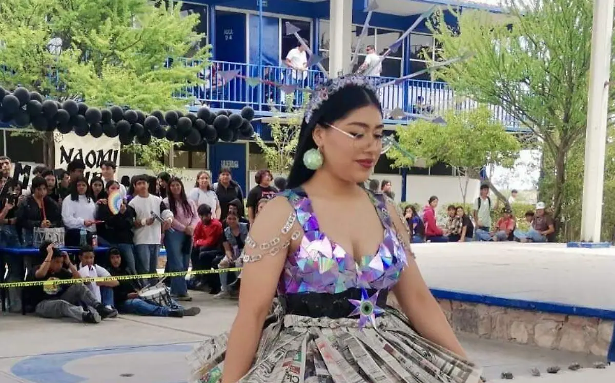 El segundo lugar Karla Alejandra Díaz del 6A de Ofimática