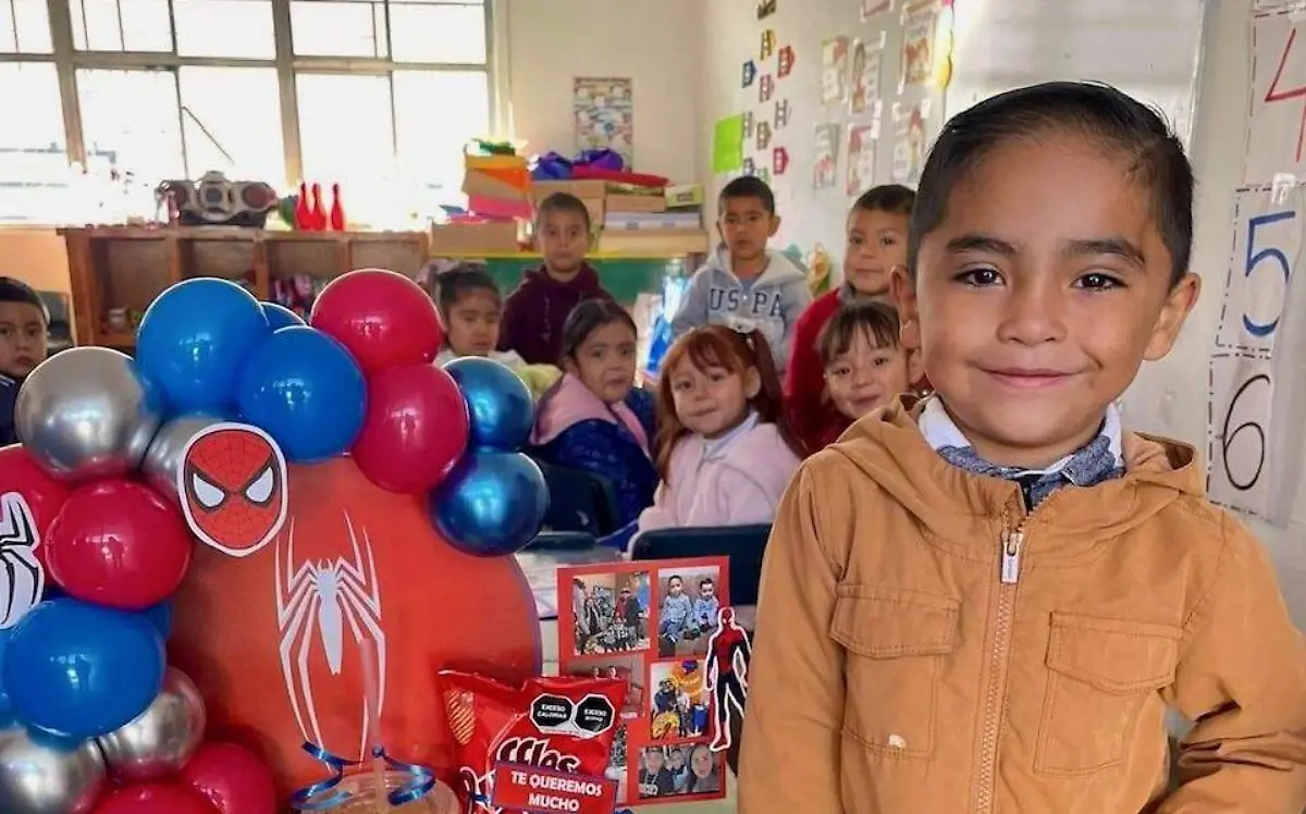 En su cumpleaños número 5 el carismático niño Ángel Favela Favela