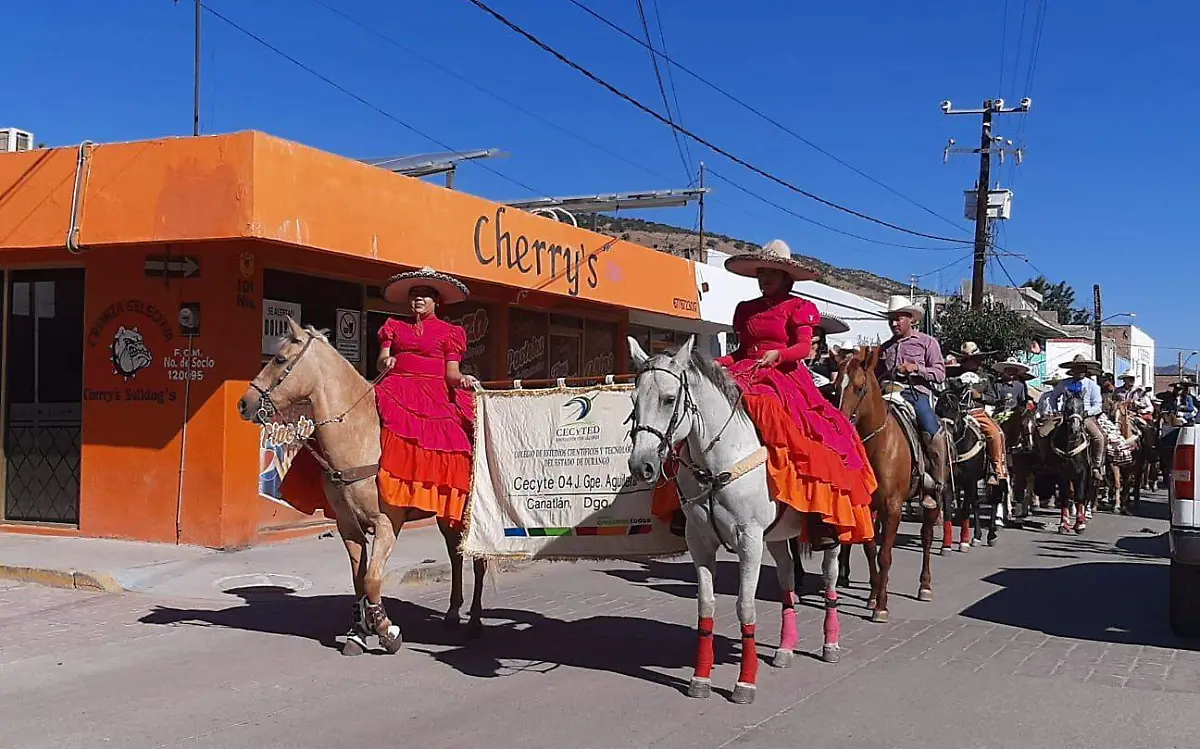 Cecyted #4 realiza Cabalgata para celebrar su XXVIII aniversario