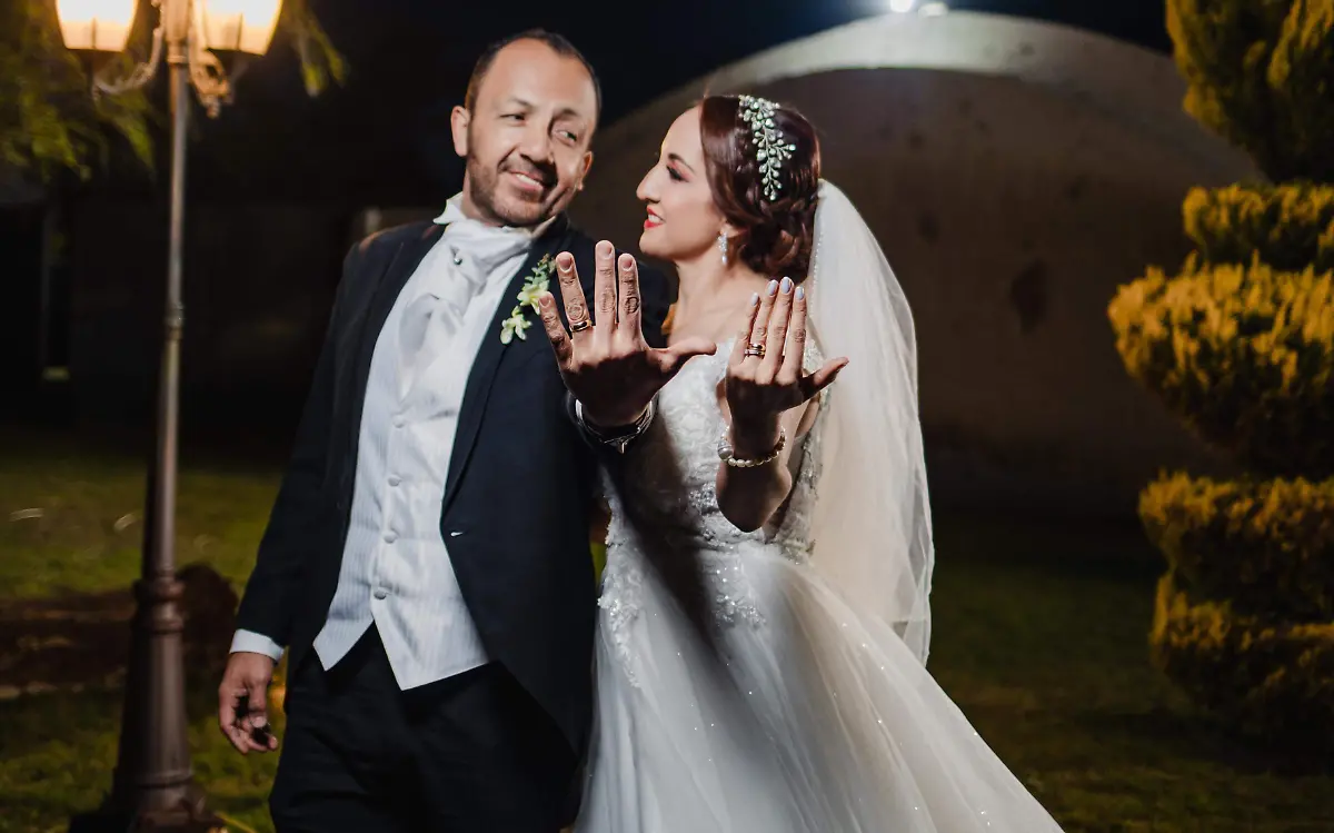 Elegante boda celebraron Anabel y Flavio