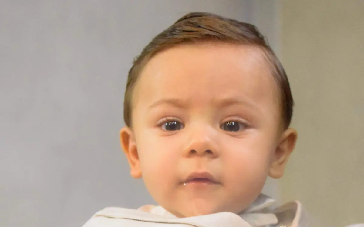 Con el nombre de Mauricio fue bautizado este guapo caballerito