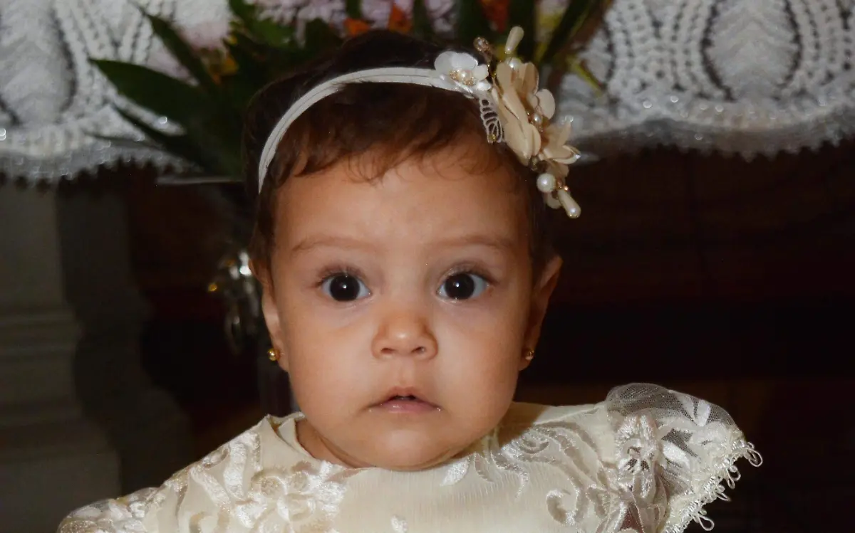 Bautizo y primer año de Aitana Itsae Cabrales R