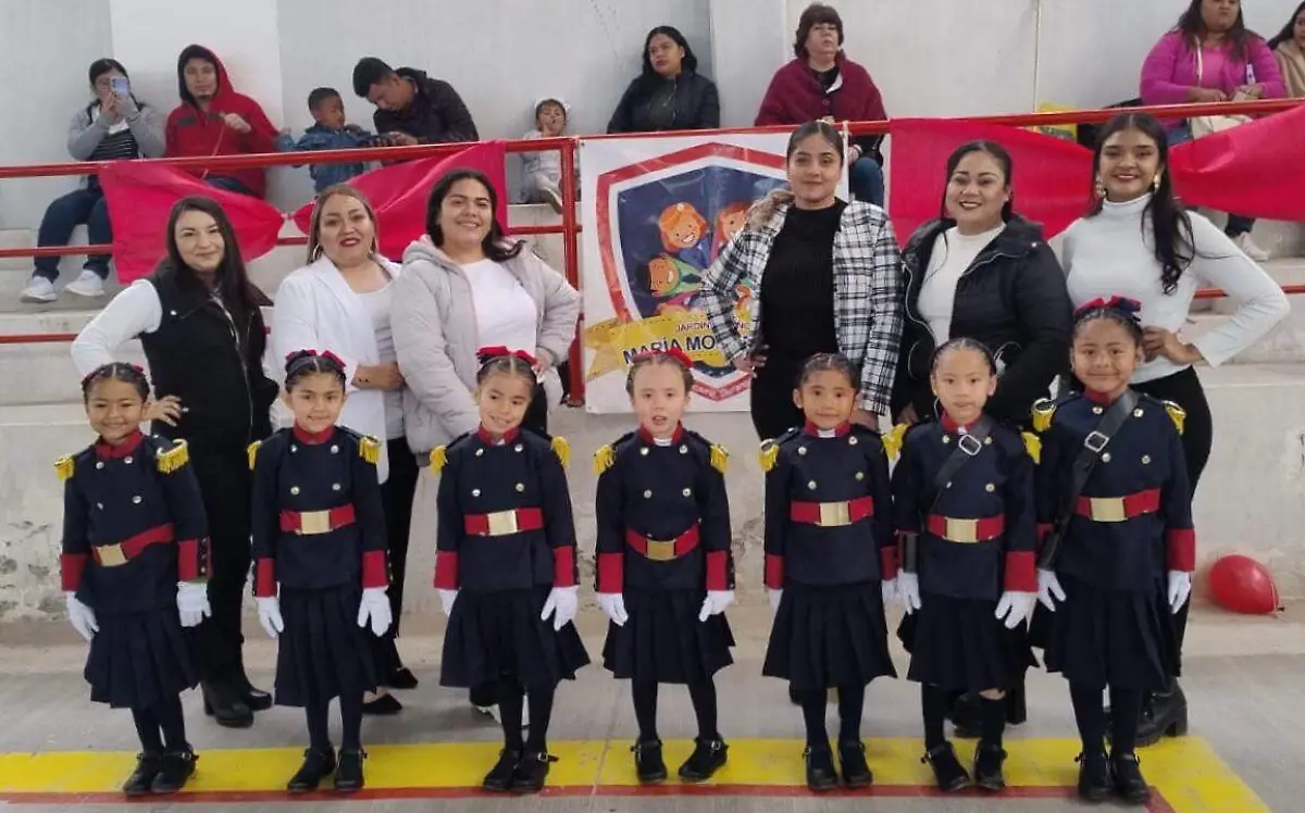 3er lugar en demostracion de escoltas el Jardin de Niños Montessori