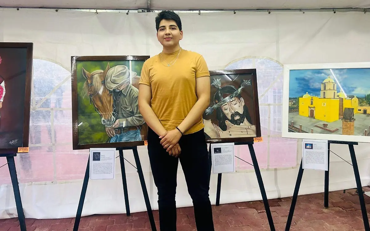 Participación excelente del Pintor Francisco Javier Esquivel González