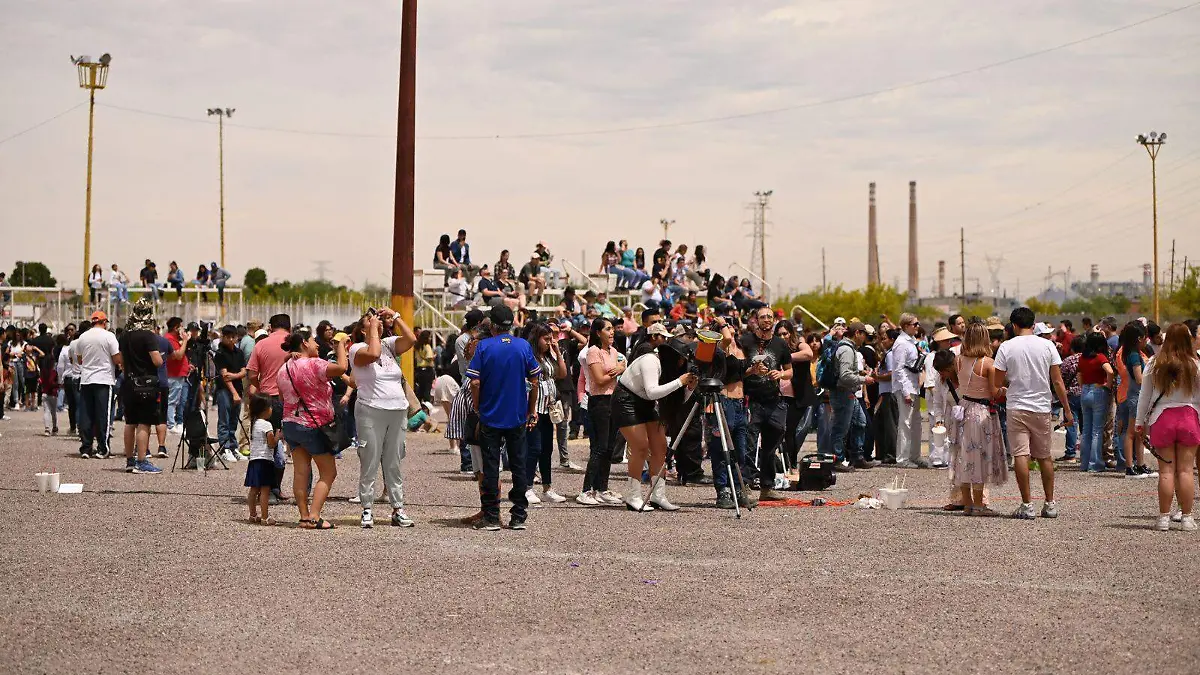 Así se vivió el eclipse solar en Gómez Palacio