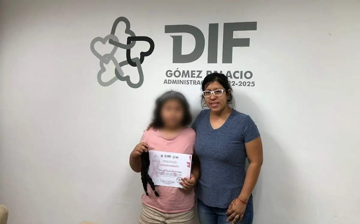 Niñas gomezpalatinas se unen al programa “Trenzas con amor”