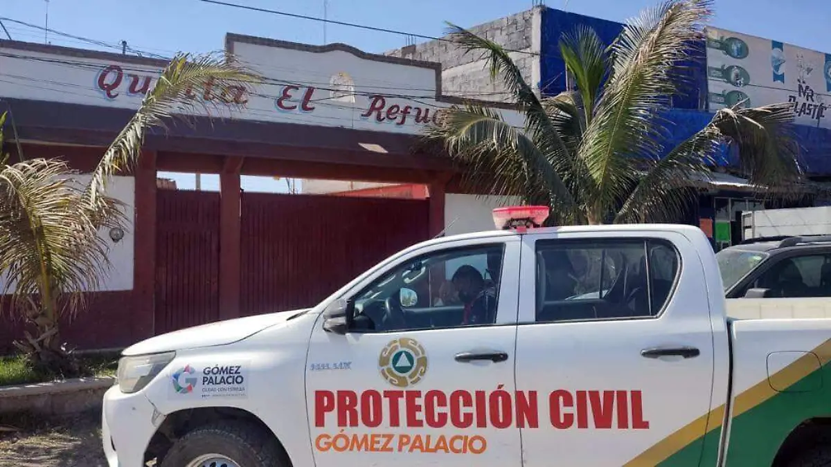 Protección Civil supervisa seguridad en quintas de Gómez Palacio