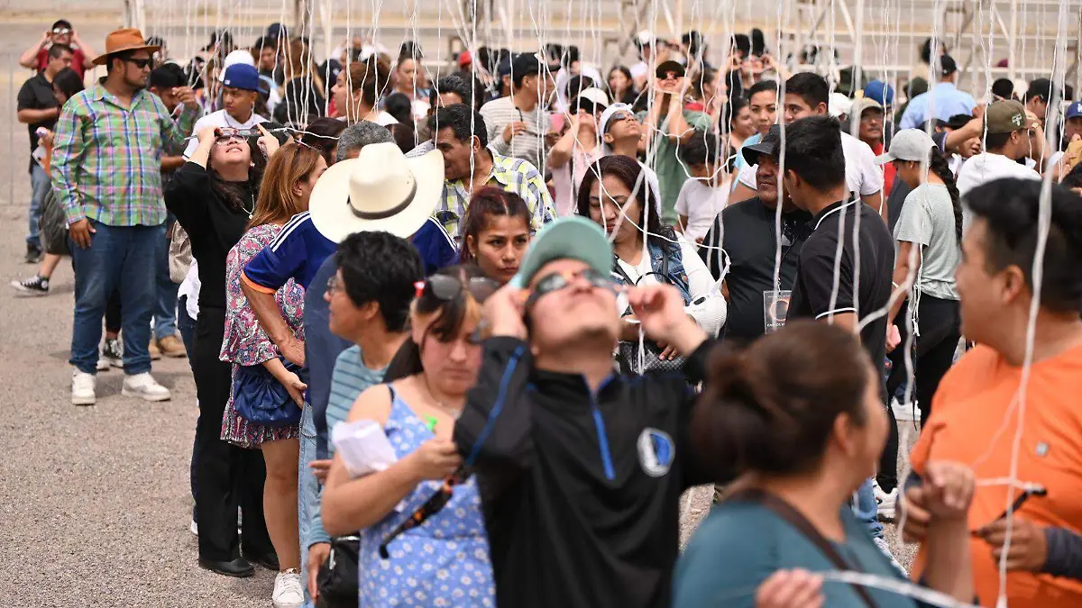 Así se vivió el eclipse solar en Gómez Palacio