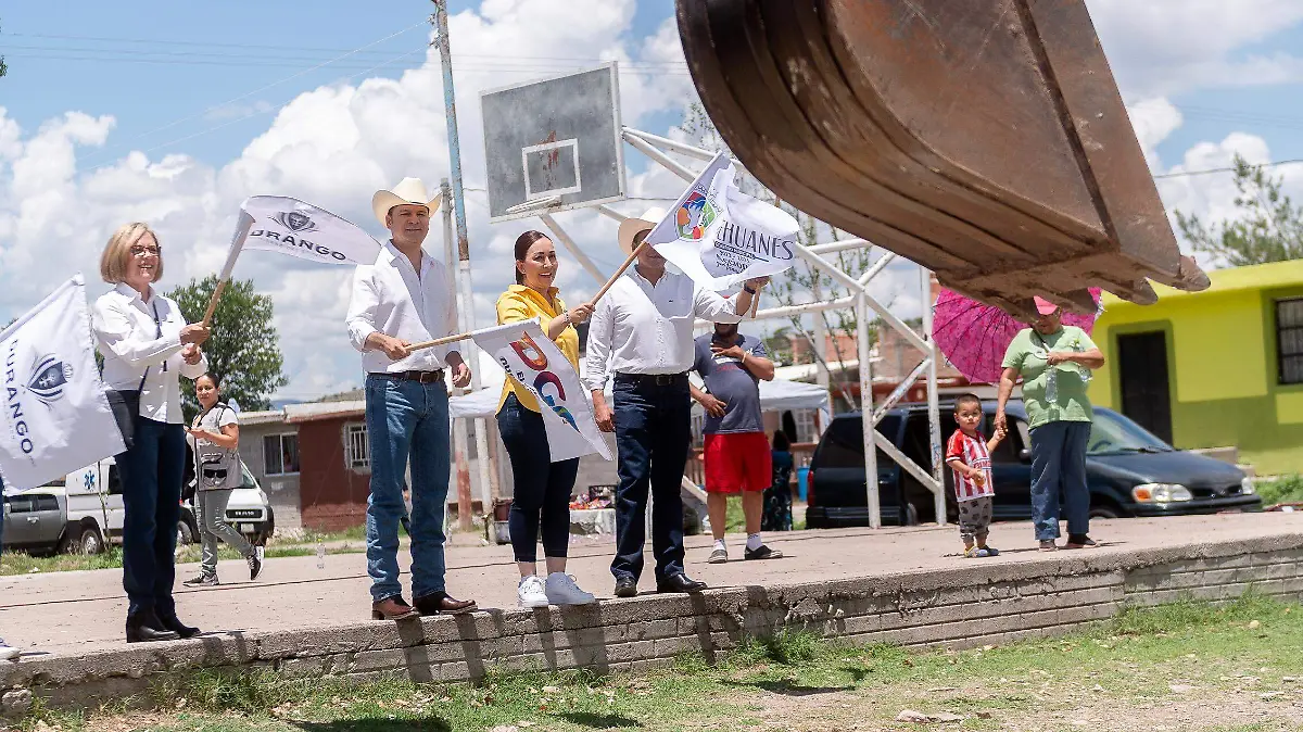 Tepehuanes levanta bandera blanca en agua potable con obras que les lleva Esteban