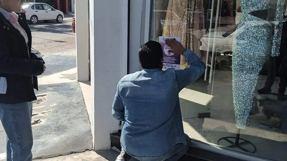 Puntos Violeta apoyan a mujeres en el centro de Gómez Palacio