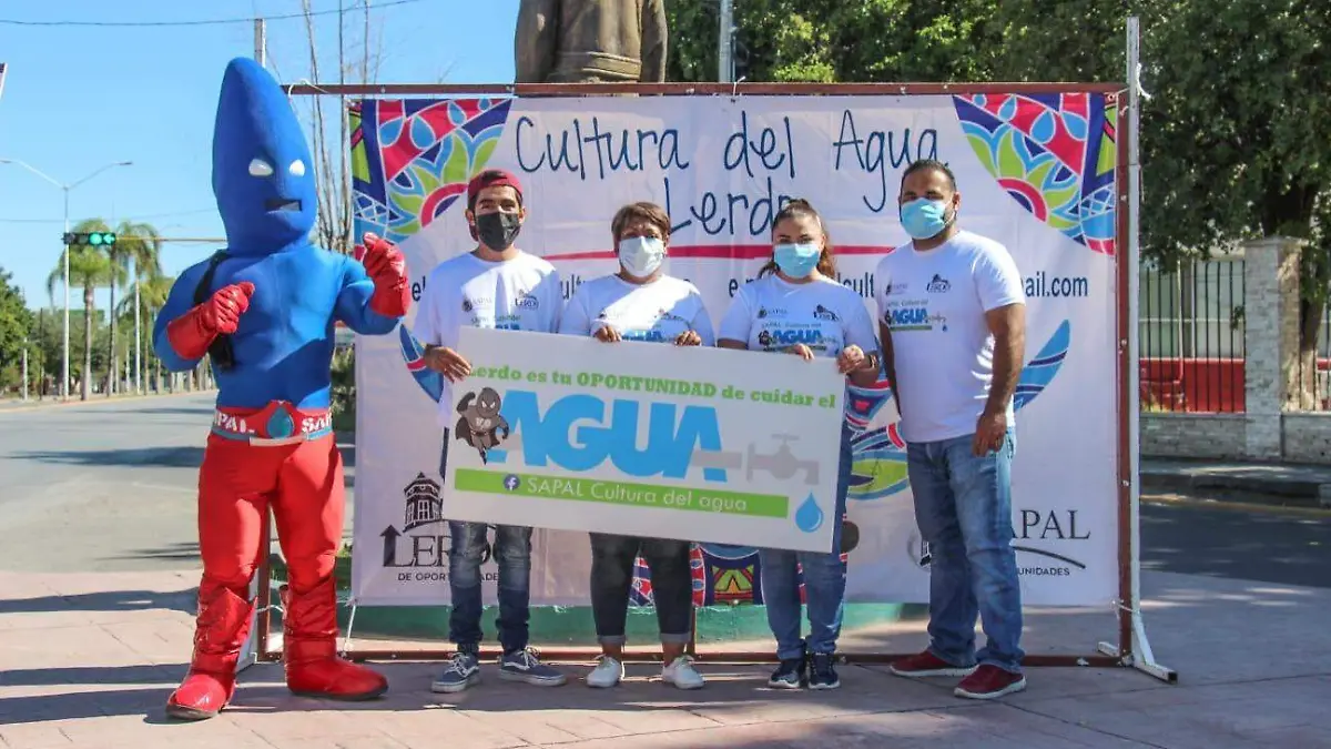 Invitan a cuidar el agua en Lerdo