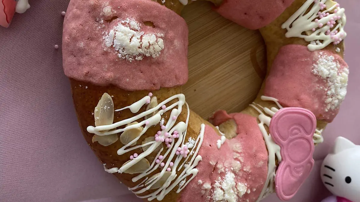Ya las viste Llegan las Kitty roscas de reyes a Durango