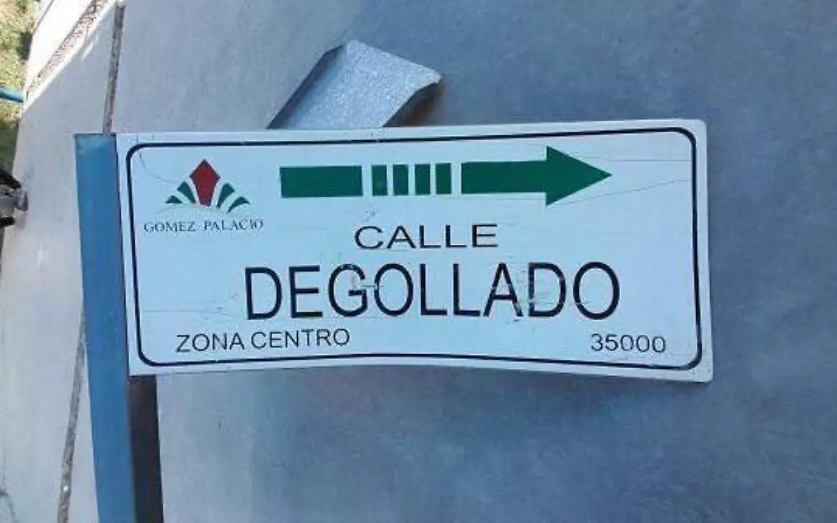 Detienen a hombre por robar poste con nomenclatura en Gómez Palacio