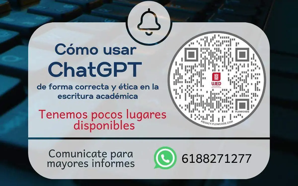 UJED ofrecerá curso para manejo del Chat GPT