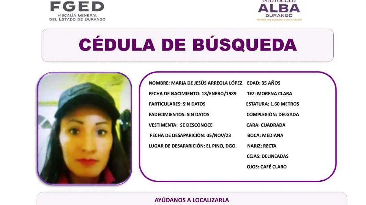 Desaparecen madre e hijo en Durango; activan Alerta Amber