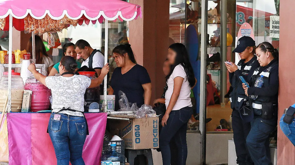 Comercio informal en la ciudad de Durango
