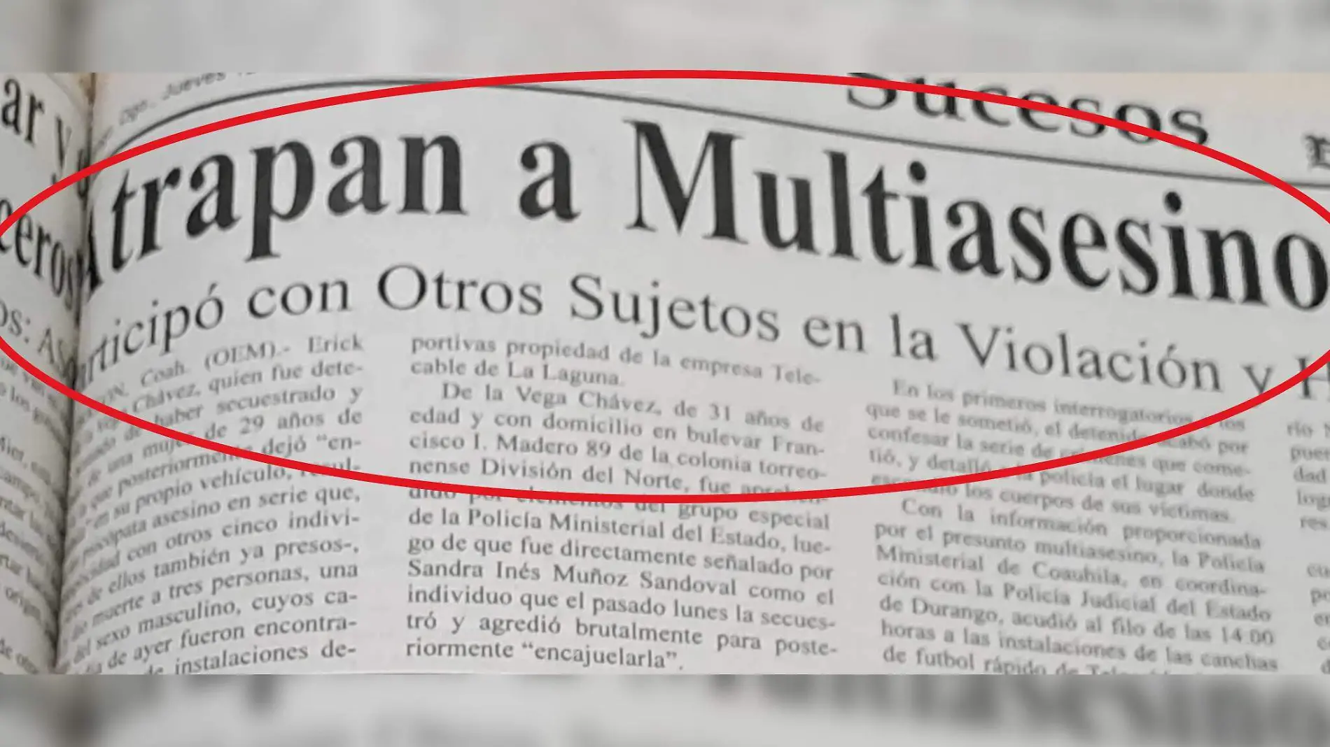 El asesino en serie que enterró tres cuerpos en cancha de futbol en Durango