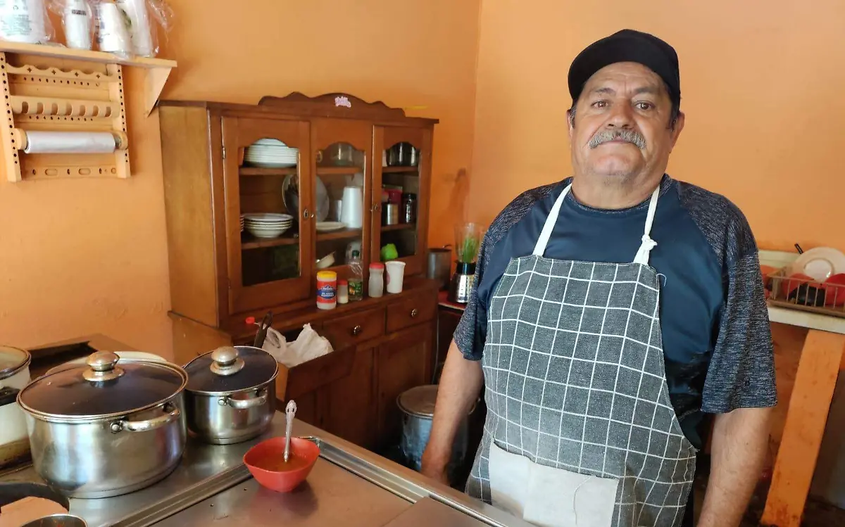 Gonzalo Torres Palomares, comerciante de birria en Durango