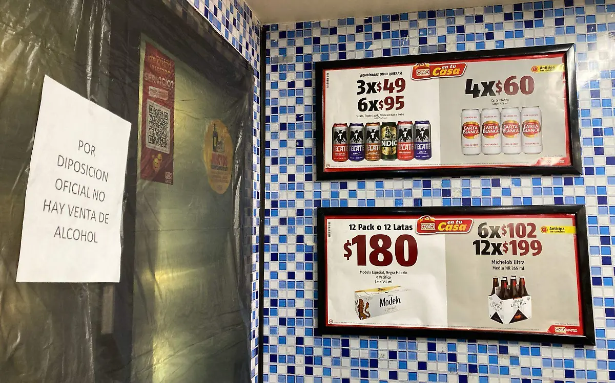 Ley seca, venta de alcohol