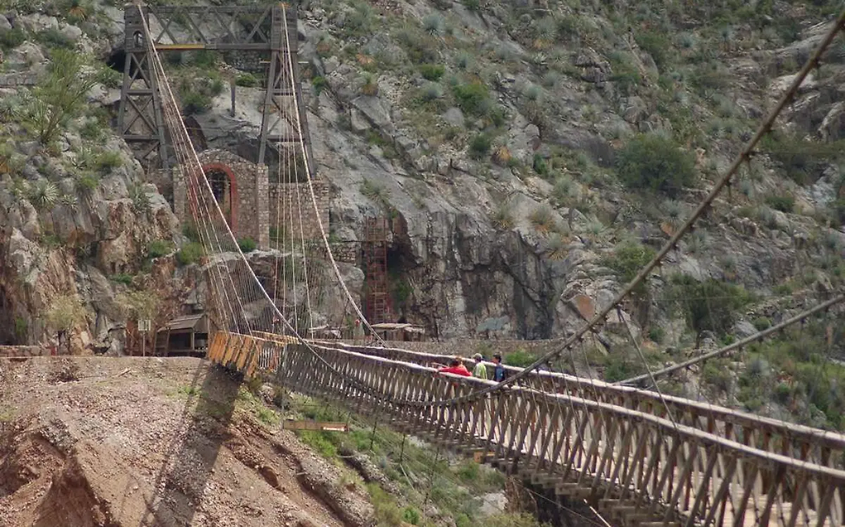 Puente de Ojuela ubicado en Mapimí, Durango