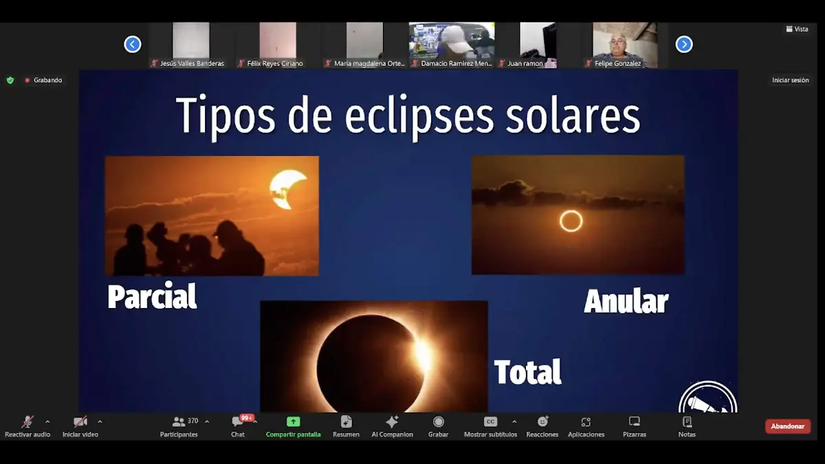 Escuelas de Durango se capacitan para el Eclipse Solar 2024