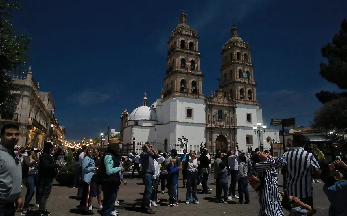 Así se vivió el eclipse total de sol 2024 en Durango