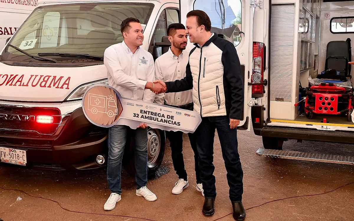 Durango ya cuenta con ambulancias todo terreno